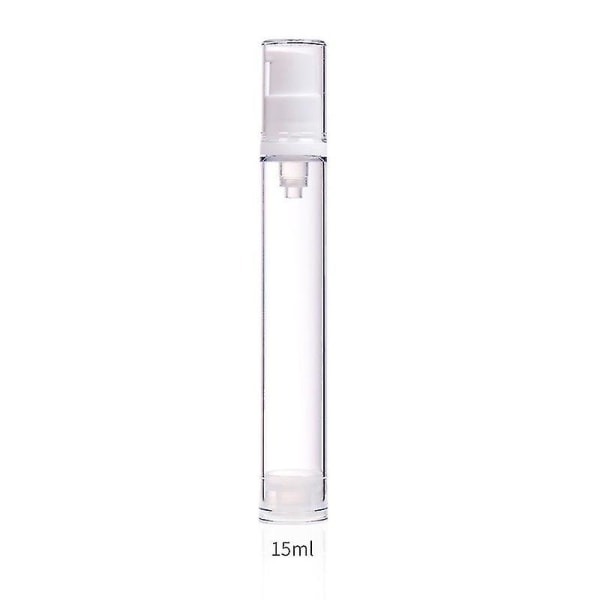 Liquid Foundation Travel Bottle 5ml 10ml 15ml Mini Cosmetic Foundation Näyte uudelleenpakkaustyökalut Airless Pump Bottle Kannettava pump 15mlx1