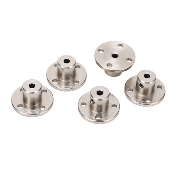 5st Rostfritt Stål Flänskoppling Anslutning 3mm Innerdiameter Rigid Axelkoppling