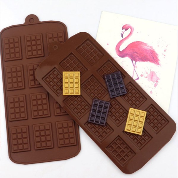 12 Cell Cavity Mini Chocolate Bar Candy Professional Silicone M onesize