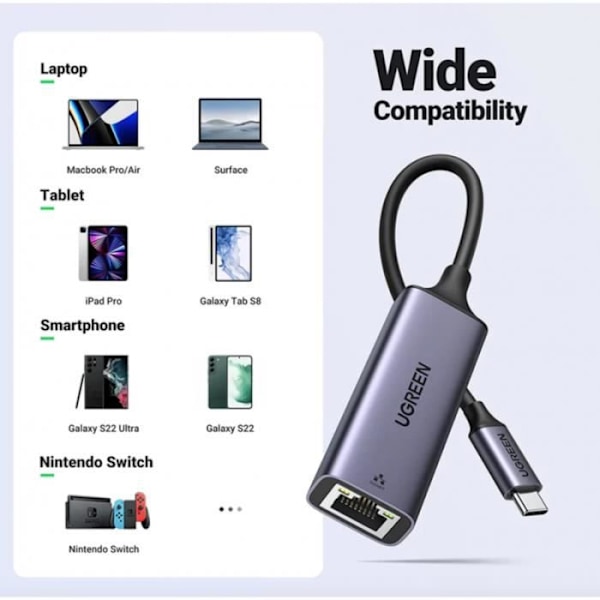 USB C till Thunderbolt 3 4 USB Typ C till RJ45