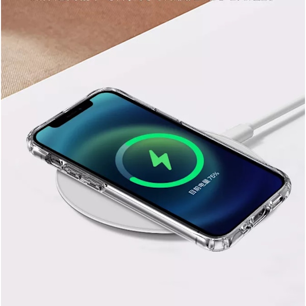 iPhone 11 -puhelinkuori, yhteensopiva MagSafe-laturin kanssa, läpinäkyvä