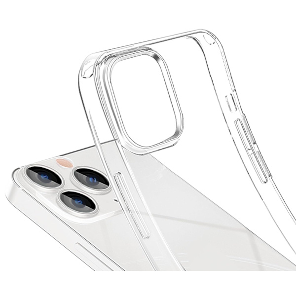 Kompatibelt med iPhone 15 Transparent Mobilskall