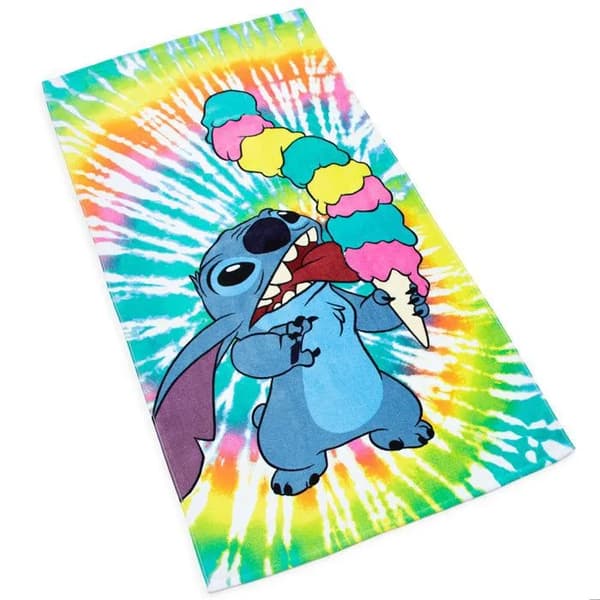 Stitch Stor Strandhåndklæde Flerfärgad