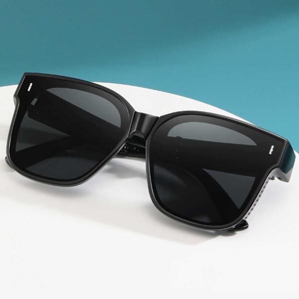 Foldbare Suncovers Solbriller Over Briller Sort sort black
