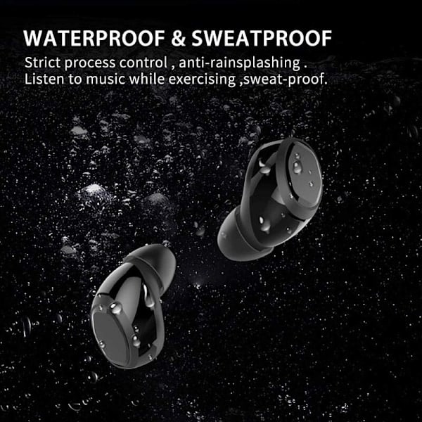 Wireless Bluetooth 5.0 Noise Cancelling Headphones, Touch Control, LED Display and IPX4 Waterproof Case (Pink)