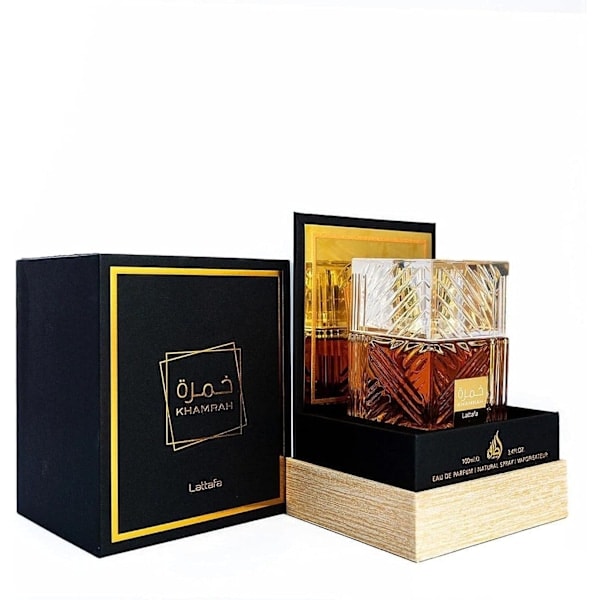 Eclaire EDP 100ml - Lattafa, vanilj, mjuk, varm, kryddig och träig unisex - Eau de Toilette