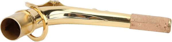 Messing Saksofonhals 2,45 cm Kompatibel med Altsaksofon Gullbøyrør Musikkinstrumenttilbehør