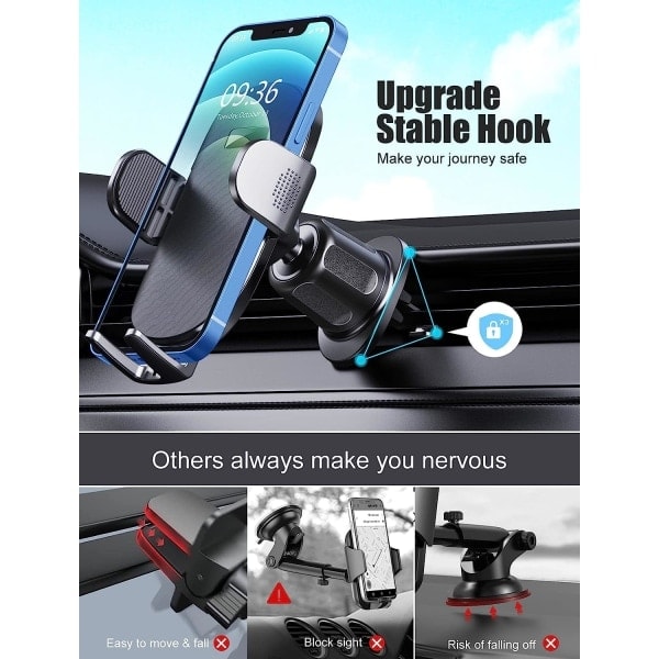Mobilhållare för bil. Handsfree Mobilhållare Bil