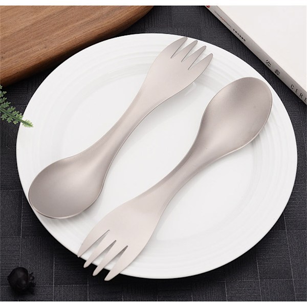 Ultralätt Campingutrustning, Miljövänlig Spork, 1-pack