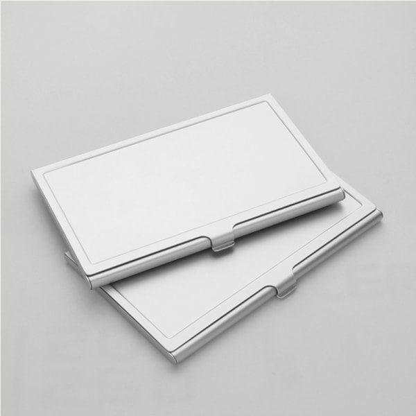 Elegant cigaret etui - Fugtsikker etui i rustfrit stål Sølv
