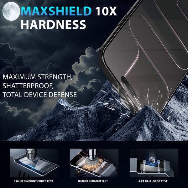 2-pack Compatible with iPhone 17 Air Screen Protector - Tempered Glass 9H - Super Quality 3D iPhone 17 Air