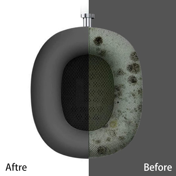 Øreputer for Airpods Max hodetelefoner Grå Grå