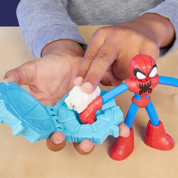 Play-Doh Marvel Spiderman Launch & Slice Lekesett multifarget Multifärg multicolor
