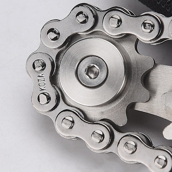 Fidget Spinner med Cykelkedja - Högkvalitativt Rostfritt Stål