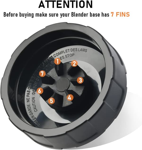 Erstatningsblad Kompatibelt med Nutri Ninja Blender