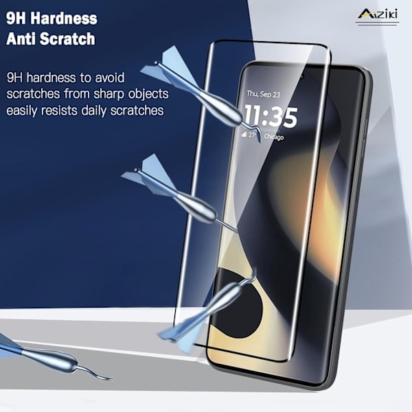 2-pack härdat glas skärmskydd för Motorola Phone Motorola Edge 50 Fusion