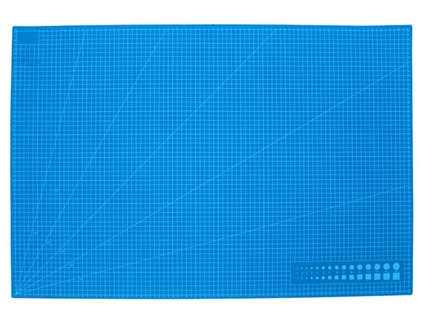 Skjærematte - Selvhelende (84x59 cm) Blå blue