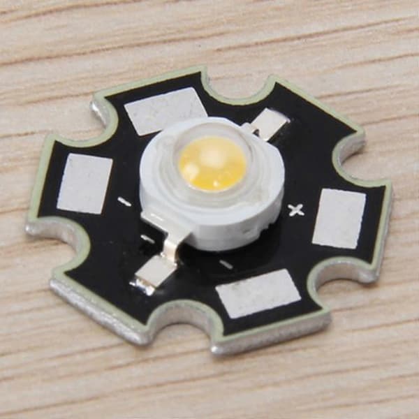 3w Høyeffekts Stjerne LED Lampe (hvit) & 10w LED Chip Spotlight L