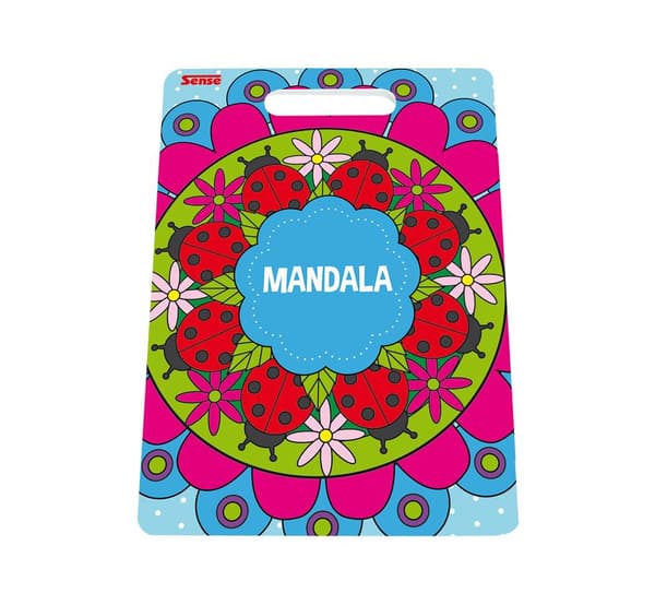 Mandala Malebok Blå multifärg multicolor