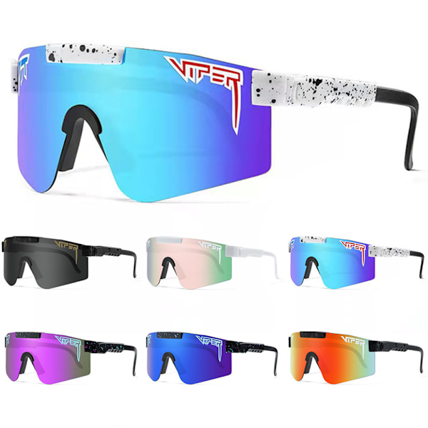 Polarized Sports Sunglasses for Men and Women, Protective Eyewear for Cycling, Skiing, and Driving D
