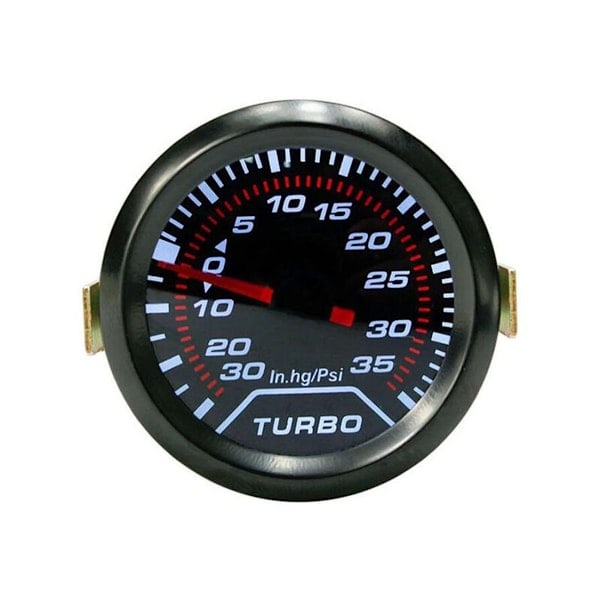 Tryckmätare Turbo Boost Tryckmätare Turbo Mätare Universal för Bil