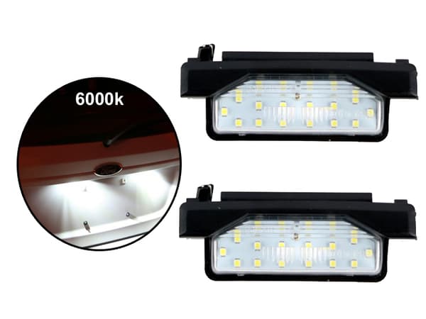 Kompatibel med Mazda 6 09-15 LED-skyltbelysning styling LED 2-pack 92