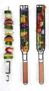Sett med 2 matchende non-stick grillkurver 150