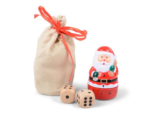 Julklappspill Nisse Röd red
