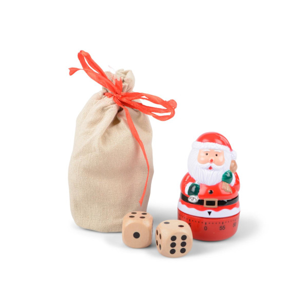 Julklappsspel Tomte Röd red