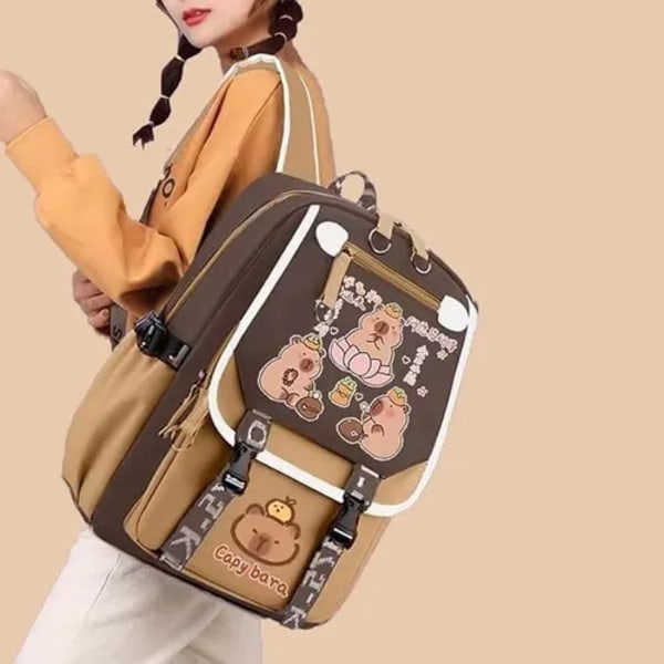 2024 Mochila Capibara, Kawaii Rygsække til Piger
