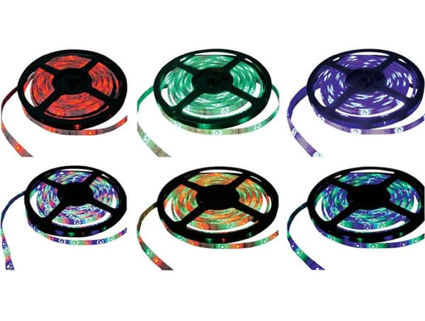 LED-list 5 meter IP65 - Med fjernkontroll 503
