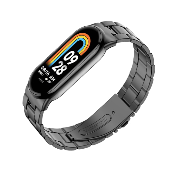 Metalrem til Xiaomi Mi Band 8 Sort Svart