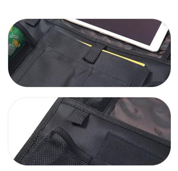 [2-PACK] Universal iPad-holder Kompatibel med bilens baksete med flere rom 273