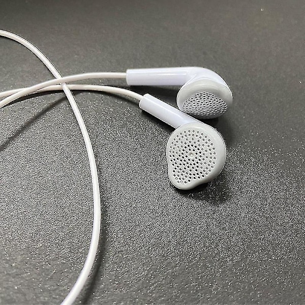 Earbud Ehs61 med mikrofon för Samsung S5830 S7562 för Xiaomi Hörlurar för Smartphone Hörlurar [DB] Vit