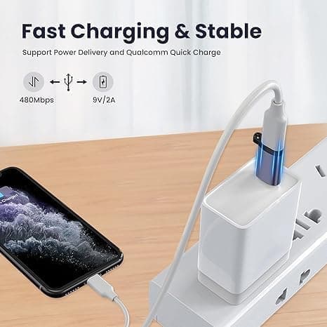 5 kpl USB-adapterisarja – Typ-C & Micro - Lightning, Mini & Typ-C – Yhteensopiva Android/iOS-laitteiden kanssa