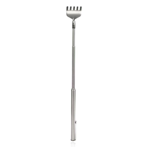 Teleskopisk Rygkliare silver Silver
