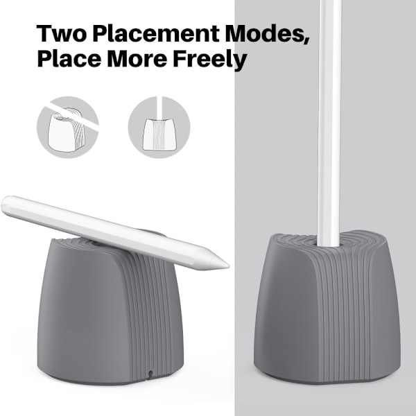 AHASTYLE Apple Pencil 1/2/Pro Stativ Oppbevaringsholder Grå 86
