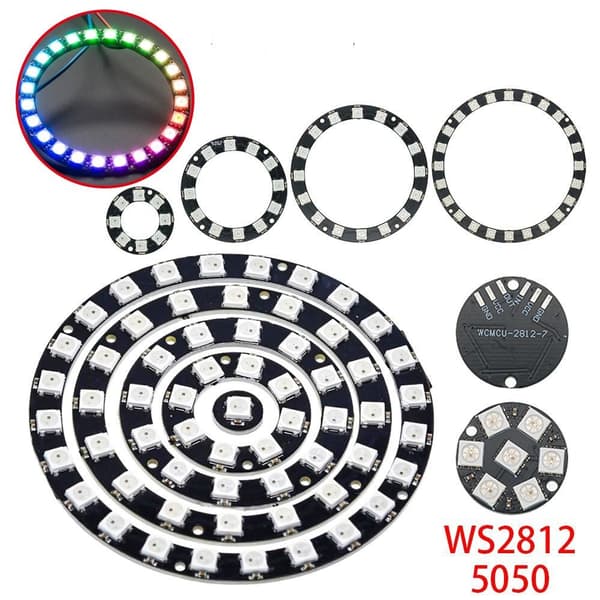 WS2812 5050 RGB LED Controller Modul 16LED 16LED 16LED 16LED