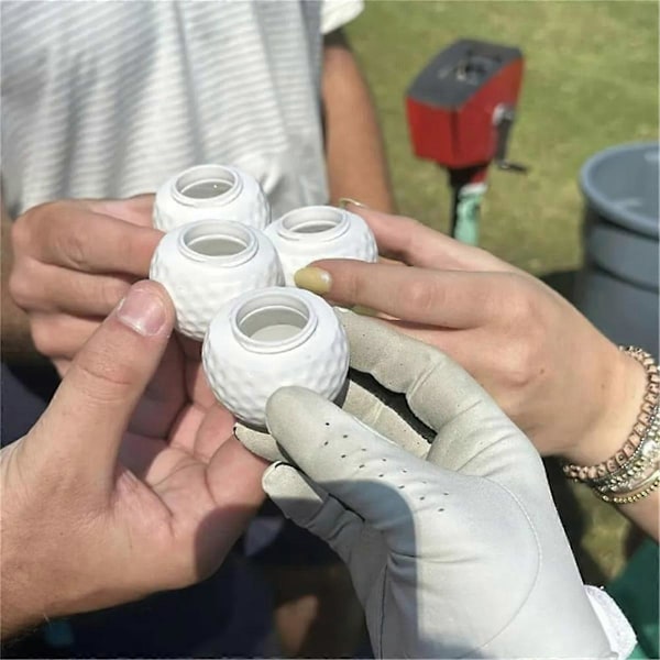 3 st Golfbollsformade Shotglas Golfboll Shotglas Coola Golfboll Shotglas Perfekt Present till Golfälskare