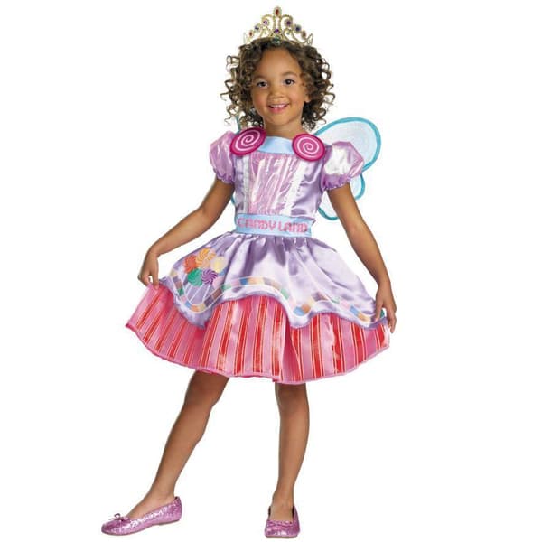 Prinsessekjole Candy Slikkjole Børn Udklædningstøj MultiColor MultiColor 128
