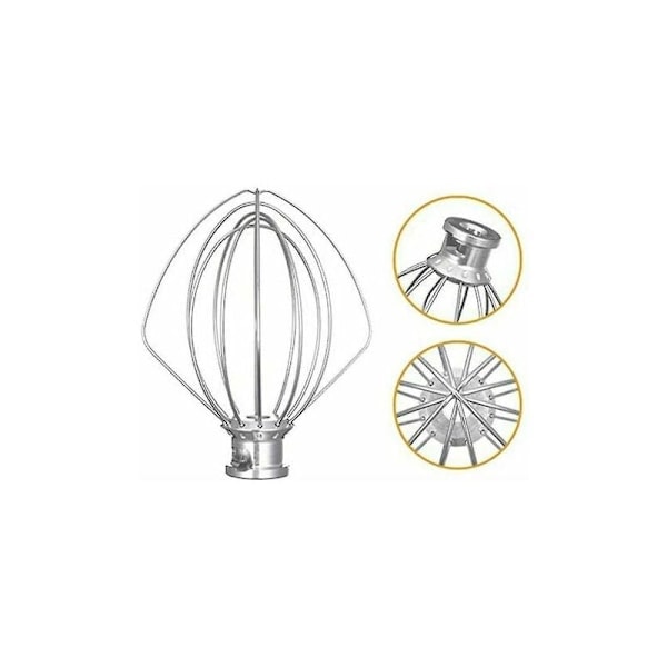 5k452ww visp i rustfritt stål for Kitchenaid kjøkkenmaskiner