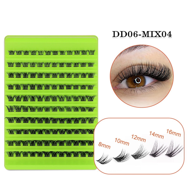 Lösögonfransar Multipack - 120 Kluster MIX04