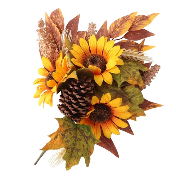 1 st Thanksgiving Simulation Solros Bukett Blomster Arrangemang Blomster Dekor