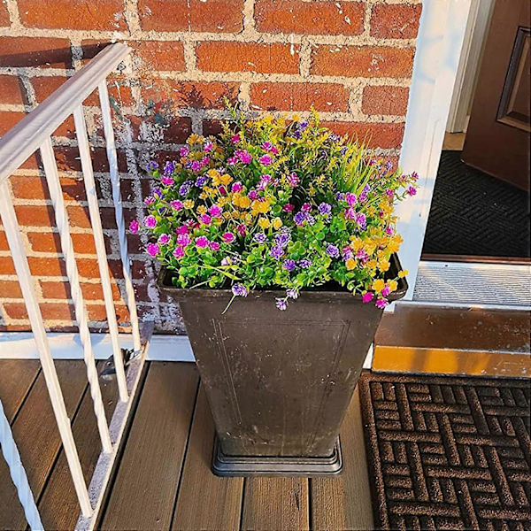 UV-resistente kunstige blomsterstykker, egnet til gravdekoration