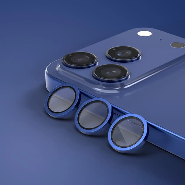 Kameralinsebeskytter Kompatibel med iPhone 17 Pro/Max blå blue