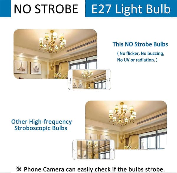 Halogenlampa E27 A55 42W Dimbar, AC220-240V, 650LM Varmvit 2700K, Transparent E27 Halogen Globlampa, 5-pack