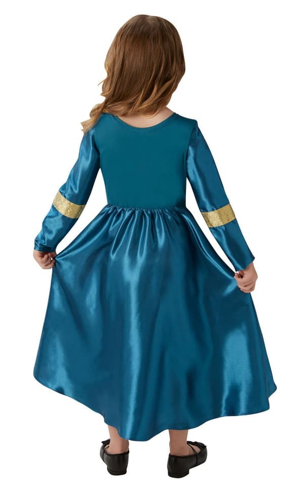 Merida (7-8 år) kjole prinsesse modig 192