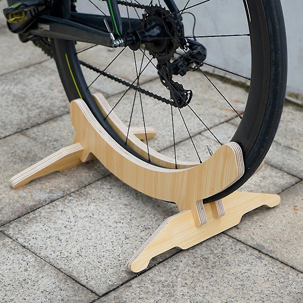Cykelparkeringställ Display Träställ Vägcykelparkering Stöd Passar För 23c-30c Vägcyklar Montering Stöd