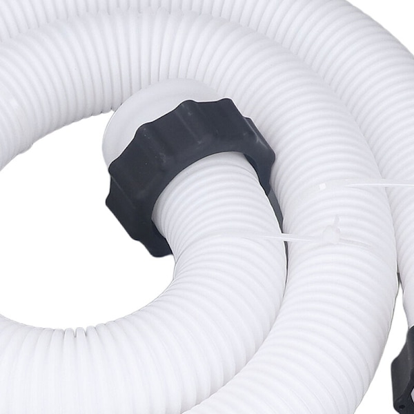 Ersättningsslang för poolpump för Intex 1,5 tum diameter Ersättningsslang för ovanjordspooler Vit 1,5 m/4,9 fot