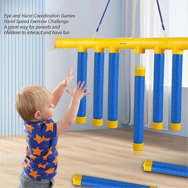 Fångstspel med fallande pinnar - Hand-öga-koordinationsspel för barn {DB}